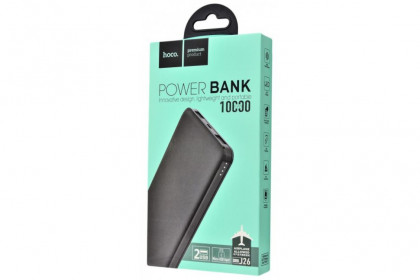 Powerbank с беспроводной зарядкой Hoco J26 10000mAh 2USB черный