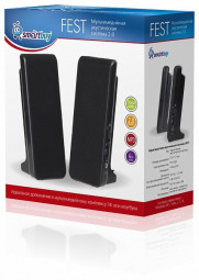 Акустическая система 2.0 Smartbuy Fest (SBA-2500) 2х2Вт пластик черная