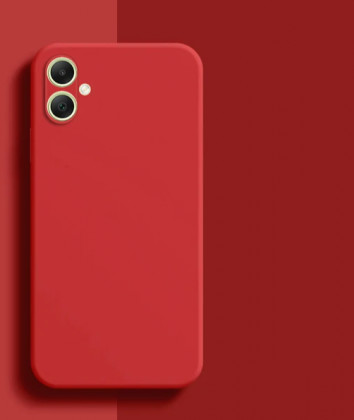 Накладка для Samsung Galaxy A05 Silicone cover красная