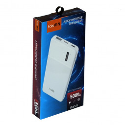 Powerbank Faison B35A Entourage 5000mAh 1USB 1A белый