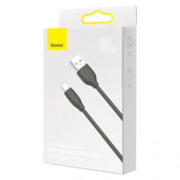 Usb Кабель-зарядка TYPE-C Baseus Jelly Liquid Silica Gel 100W 1.2м (CAGD010001) черный
