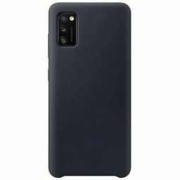 Накладка для Samsung Galaxy A41 Silicone cover черная