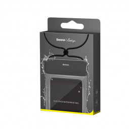 Водонепроницаемый чехол Baseus Let's Go Slip Cover Waterproof Bag 7.2" (ACFSD-DG1) черный
