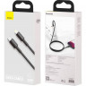 Кабель-зарядка Type-C на Lightning Baseus High Density Braided 20W 1м (CATLGD-01) черный