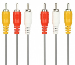 Кабель 3xRCA (папа) - 3xRCA (папа) Smartbuy (KA-231-200) 1.8м