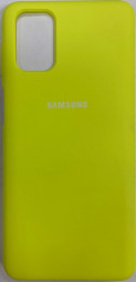 Накладка для Samsung Galaxy M51 Silicone cover желтая