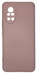 Накладка для Huawei Nova 8 Silicone cover без логотипа пудро