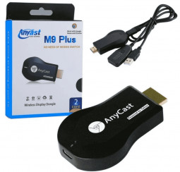 Wi-Fi приемник для телевизора AnyCast M9+ HDMI/WiFi черный