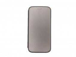 Чехол-книжка Fashion Case i-Phone 6/6s кожаная боковая серая