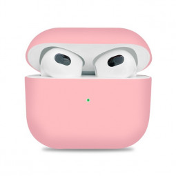Силиконовый чехол для AirPods 3 розовый