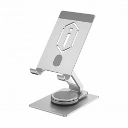Держатель-подставка для планшета Wiwu Desctop Rotation Stand ZM-107 серебристый