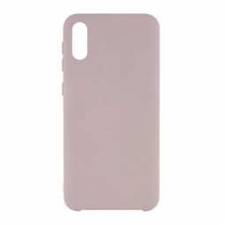Накладка для Samsung Galaxy A02 Silicone cover пудро