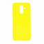 Накладка для Samsung Galaxy A6 Plus (2018) Silicone cover желтая