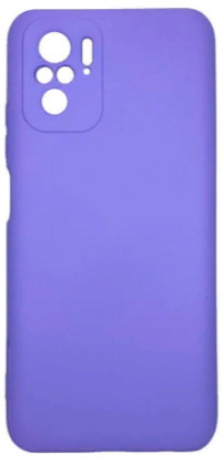 Накладка для Xiaomi Redmi Note 10 4G Silicone cover без логотипа лаванда