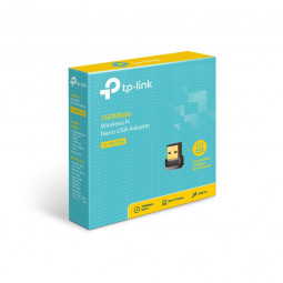 USB-адаптер беспроводной TP-Link TL-WN725N скорость до 150 Мбит/с с антенной черный