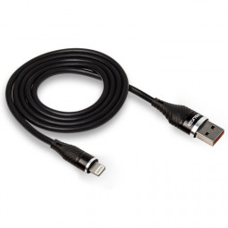 Usb Кабель-зарядка Lightning Walker C735 1м 3.1A черный