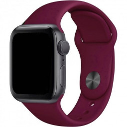 Сменный браслет силиконовая для Apple Watch 38mm малиновый
