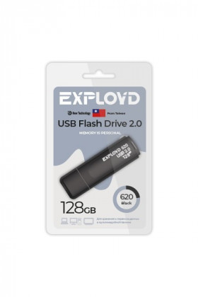 USB флеш накопитель Exployd 128GB 620 Black
