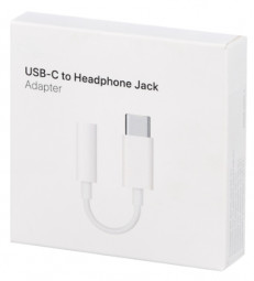 Переходник Type-C на 3,5mm Jack мама A2049 (Оригинал)