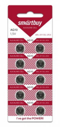 Батарейка часовая Smartbuy AG10-10B (100/2000) (SBBB-AG10-10B)