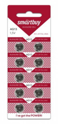 Батарейка часовая Smartbuy AG13-10B (100/2000) (SBBB-AG13-10B)