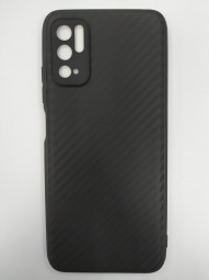 Накладка для Xiaomi Redmi Note 10T силикон карбон
