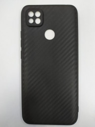 Накладка для Xiaomi Redmi 9C силикон карбон