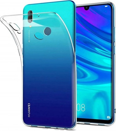 Чехол-накладка силикон 0.5мм Huawei Y7 Pro (2018) прозрачный