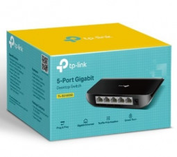 Коммутатор-мини TP-Link TL-SG1005D с 5-портами черный