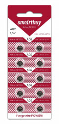 Батарейка часовая Smartbuy AG2-10B (200/2000) SBBB-AG2-10B
