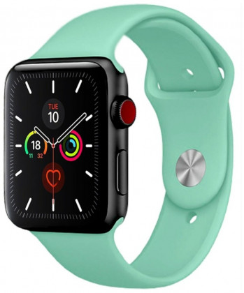 Сменный браслет силиконовая для Apple Watch 42mm бирюзовый