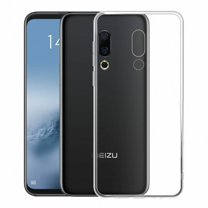 Чехол-накладка силикон 0.5мм Meizu 15/15 Lite прозрачный