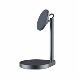 Беспроводное зарядное устройство WIWU Power Air 2in1 для Phone+Pods X25 черное