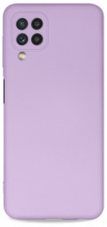 Накладка для Samsung Galaxy A22S Silicone cover без логотипа лаванда