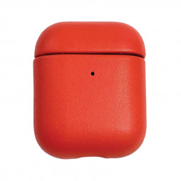 Кожаный чехол для AirPods 3 K-DOO LuxCraft+ красный