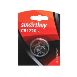 Литиевый элемент питания Smartbuy CR1220/1B (12/720) SBBL-1220-1B