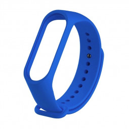 Ремешок для Xiaomi Mi Band 7 силиконовый синий