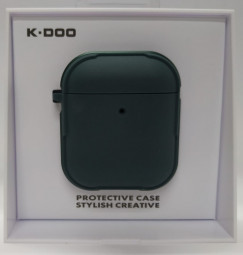Силиконовый чехол для AirPods 1/2 K-DOO CrashGuard зеленый