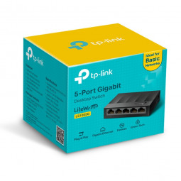 Коммутатор-мини TP-Link LS1005G с 5-портами черный