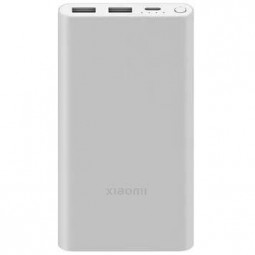 Powerbank Xiaomi 3 10000 мАч 2USB+Type-C 22.5W Fast Charge PB100DZM серебристый