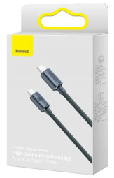 Кабель-зарядка Type-C на Type-C Baseus Crystal Shine Series 100W 2м (CAJY000701) синий