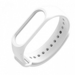 Ремешок для Xiaomi Mi Band 7 силиконовый белый
