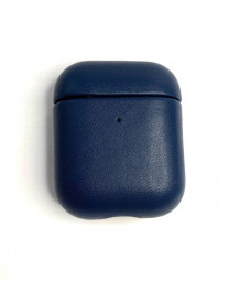 Кожаный чехол для AirPods 1/2 K-DOO LuxCraft синий