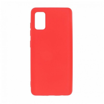 Накладка для Samsung Galaxy A41 Silicone cover красная