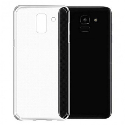 Чехол-накладка силикон 0.33мм Samsung Galaxy J6 (2018) прозрачный