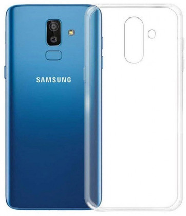 Чехол-накладка силикон 0.33мм Samsung Galaxy J8 (2018) прозрачный