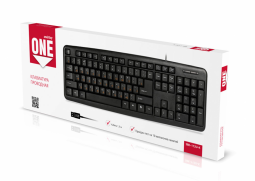 Клавиатура проводная Smartbuy ONE 112 USB/104 клавиши/1.5м, (SBK-112U-K) черная