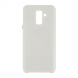 Накладка для Samsung Galaxy A6 Plus (2018) Silicone cover серая