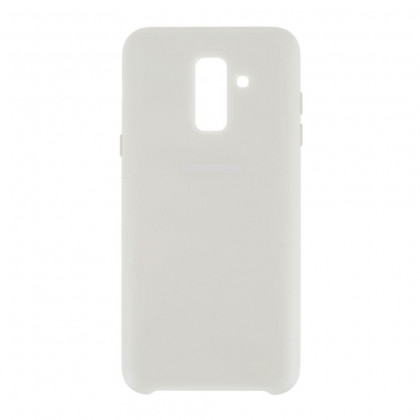 Накладка для Samsung Galaxy A6 Plus (2018) Silicone cover серая