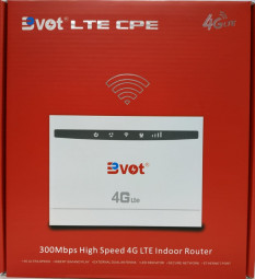 Мобильный роутер Bvot 4G LTE CPE WiFi 300 Mbps/1wan/2lan белый